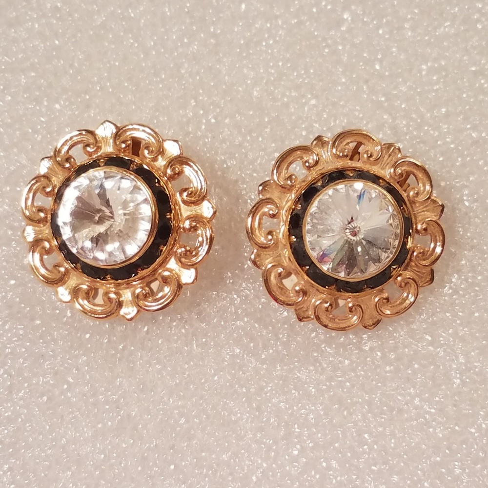 Tidings of Love Swarovski Crystal Clip Earrings